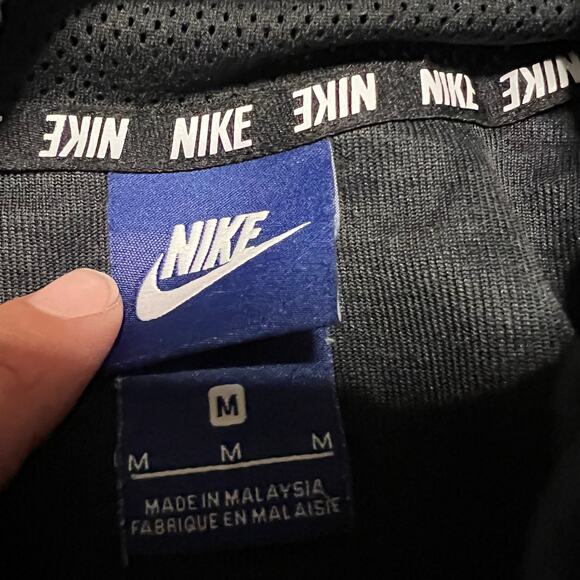 Nike Advance Full Zip Hoodie Jacket Mens Medium Pockets Fleece Gray 861742 Tech - Picture 7 of 9